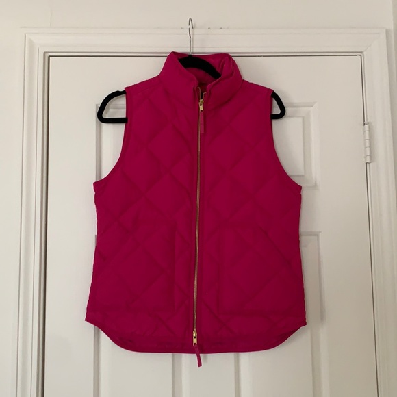 J Crew Quilted Down Puffer Vest